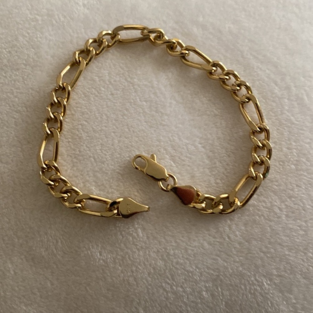 14k plated gold STYLISH FASHION BRACELET for Man's  & Women's